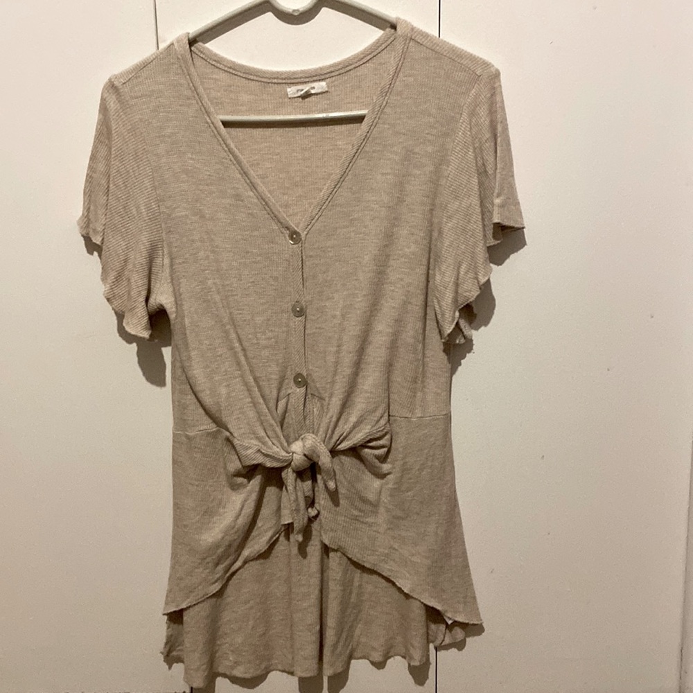 Maurices tie bottom blouse